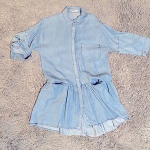 Chambray dress.